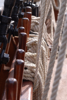 Menu Yachting, idée déco : pont du bateau La Boudeuse