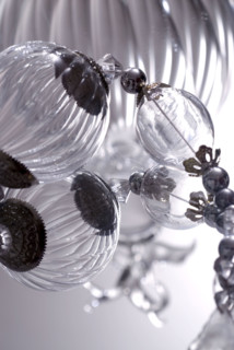 Repas de Noël en strass, idée déco : pampilles