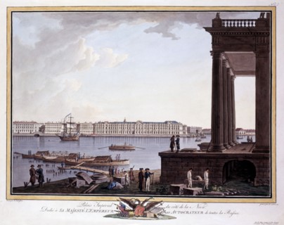 Patersen, Le palais impérial du côté de la Neva