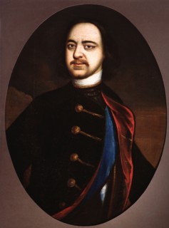 Portrait de Pierre le Grand jeune