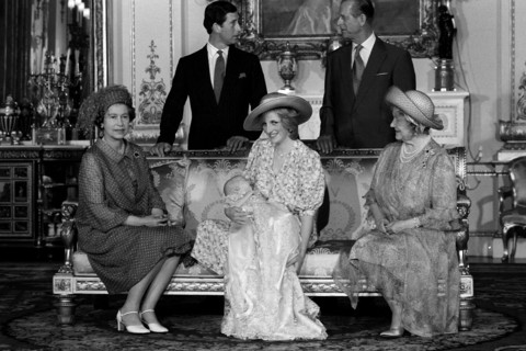 La famille royale britannique, en 1982