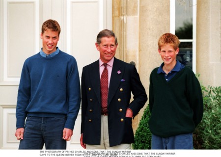 Prince William, prince Charles et prince Harry