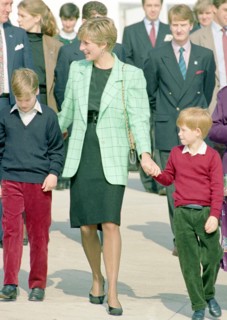 Princesse Diana et les deux princes.