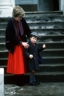 Prince William et princesse Diana