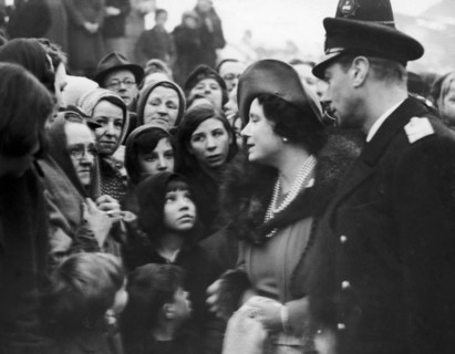 La reine Elizabeth et le roi George VI