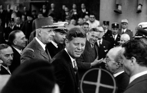 Charles de Gaulle et John F. Kennedy
