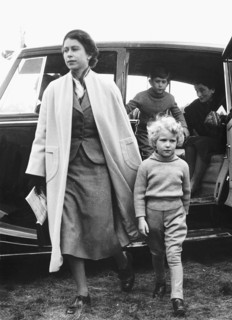 La reine Elisabeth II et la princesse Anne
