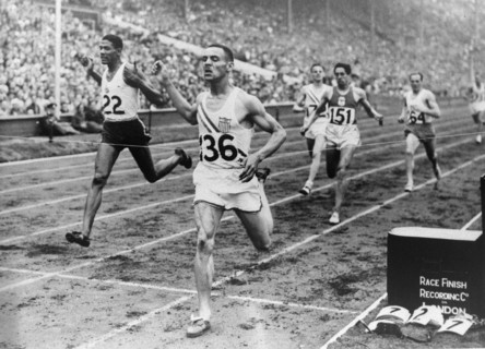 JO de Londres : arrivée du 100 mètres