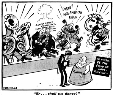 Kennedy et Krutchev pendant la guerre froide