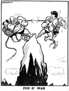 Caricature sur les relations diplomatiques internationales