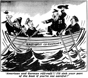 Caricature sur la Guerre froide