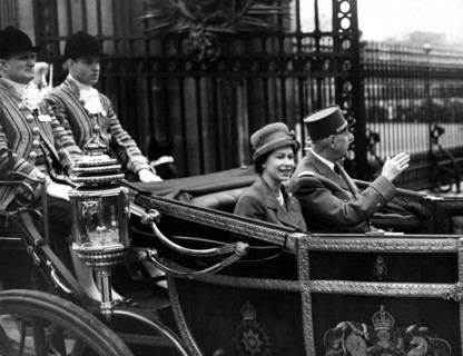 Le général de Gaulle en visite officielle à Londres
