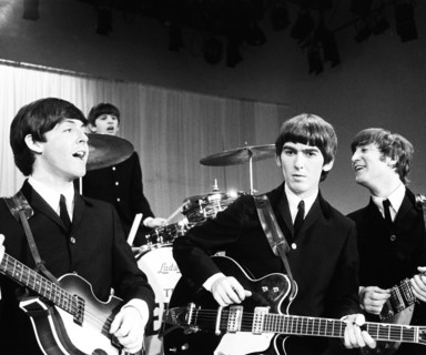 Les Beatles sur le plateau du Ed Sullivan Show