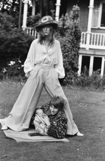 David Bowie avec sa femme et son fils