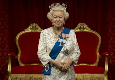 La statue de cire de la reine Elisabeth II
