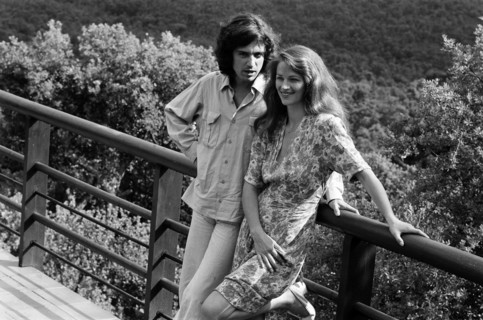Charlotte Rampling et Jean-Michel Jarre, 1977