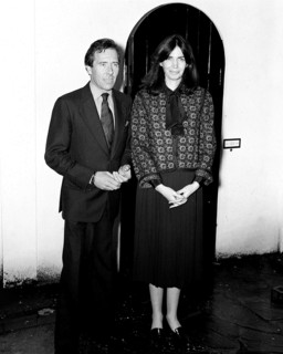 Lord Snowdon weds Lucy Lindsay Hogg in Kensington 1978