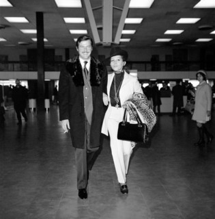 Roger Moore et sa femme Luisa