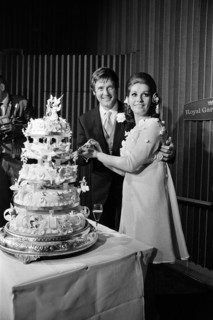 Mariage de Roger Moore et Luisa Mattioli