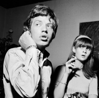 Mick Jagger et Chrissie Shrimpton