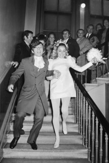 Tate and Polanski wedding 1968