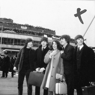 The Beatles leave London Airport bound for the Bahamas to commence filming on their second movie,