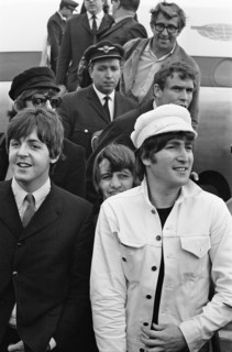 The Beatles return to England