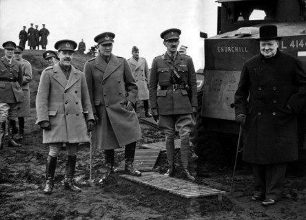 Churchill in Top Hat