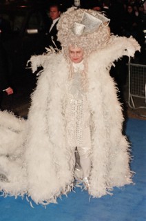 Elton John arriving at his 50th birthday party at Hammersmith Palais. 6th April 1997.