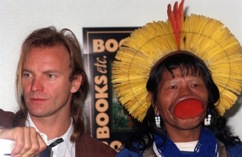 Sting et Raoni