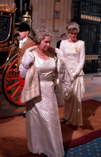 THE QUEEN AND THE PRINCESS OF WALES