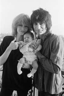 Ronnie Wood, his wife Jo Wood