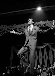 Sammy Davis Jnr. rehearsing for the 1966 Royal Variety Show.
14th November 1966.
1966-2977-RollA