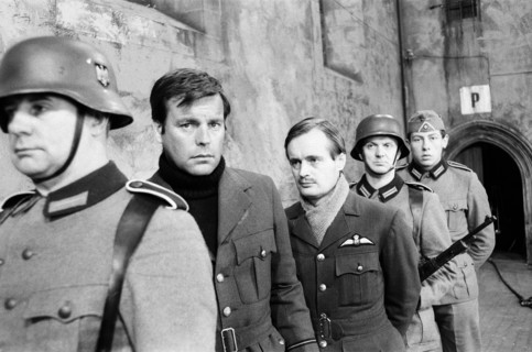 Colditz, Photo-call for new BBC television series, actors pose for the cameras on first day of