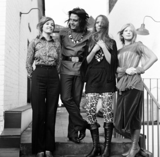 Christine Keeler, David Bailey, Penelope Tree and Marianne Faithfull
