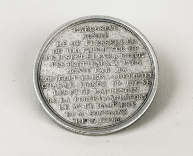 Médaille du 3e voyage aérien en ballon le 19 janvier 1784