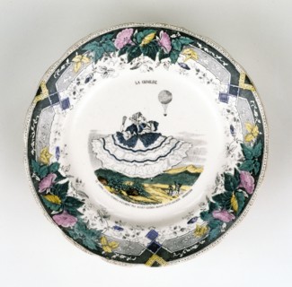 Assiette "La crinoline"