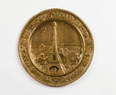 Plat souvenir de l’exposition universelle de 1889