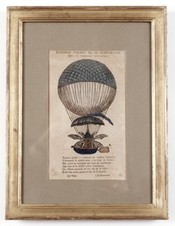 Vaisseau volant de M. Blanchard qui le conduit lui-même