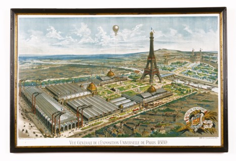 General view of the 1889 World Fair in Paris