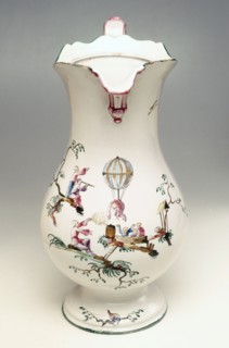 Water jug decorated with "aux  Chinois astronomes" design, made by Veuve Perrin