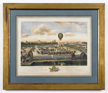 Mr Blanchard's fourteenth aerostatic experiment in Lille on 26th August 1785