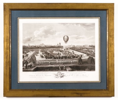Mr Blanchard's fourteenth aerostatic experiment in Lille on 26th August 1785