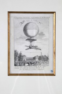 Première expérience mécanique et aérostatique de Mr Blanchard