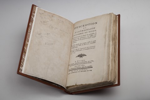 Guyton de Morveau - Description de l'aérostat l'Académie de Dijon