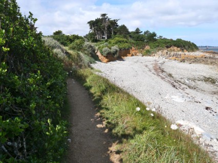 Along the hiking trail 34 in Brittany
