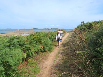 Along the hiking trail 34 in Brittany