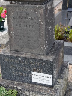Concession funéraire expirée