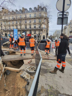 FRANCE PARIS TRAVAUX