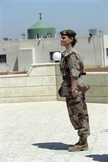 Le Lieutenant-colonel princesse Aisha de Jordanie, juin 2006